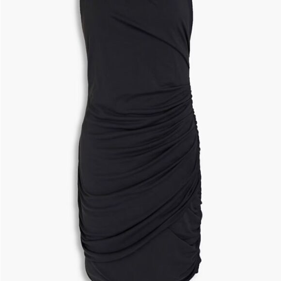 Rag & Bone Cameron Mini Black Dress Draped Bodycon Size 0 - Picture 6 of 11
